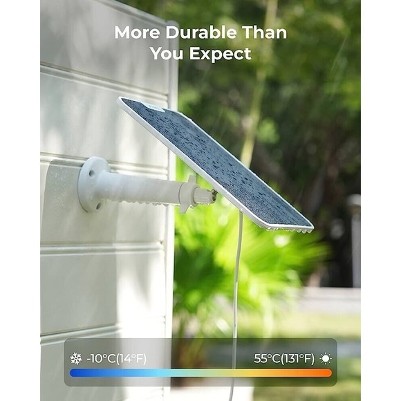 Solar Powered Solar Panel for Reolink Rechargeable Battery Security Camera - Picture 3 of 3